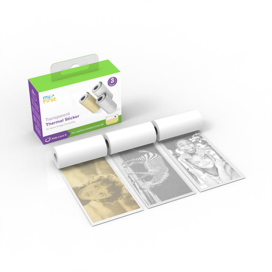Thermal Sticker Transparent Gold Silver for myFirst Camera Insta 2/Insta Wi/Insta 20